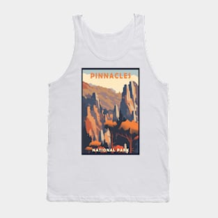 Pinnacles National Park Travel Poster Tank Top